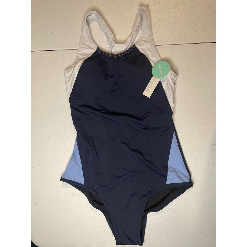 Beautikini Period Swimwear One Piece Leakproof Menstrual Swimsuit Racerback, S